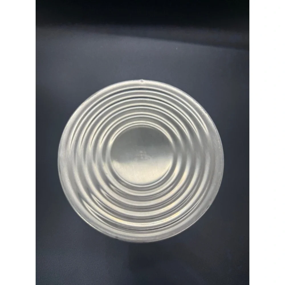 Vintage Web Pewter Hurricane Candle Holder Etched Glass Shade Mid Century MCM